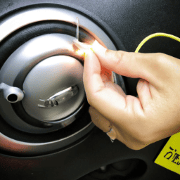 How do you reset the airbag light on a Mini Cooper without tool?