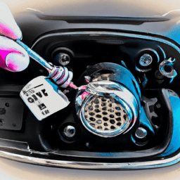 How do you reset the brake fluid light on a Mini Cooper?