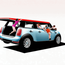 Can people fit in the back of a Mini Cooper?