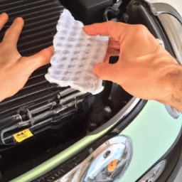 How do you change the air filter on a Mini Cooper?