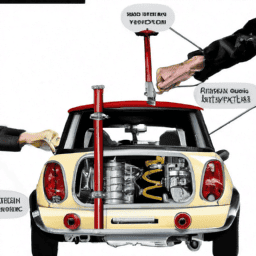 How do you change the rear struts on a Mini Cooper?