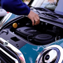 How do you open the hood on a 2019 Mini Cooper?