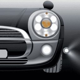 How do you turn on the fog lights on a 2011 Mini Cooper?