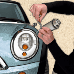 How do you change a headlight on a 2013 Mini Cooper?