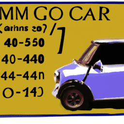 How many miles per gallon does a Mini Cooper do?