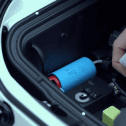 Where is the battery in a 2013 Mini Cooper Countryman?