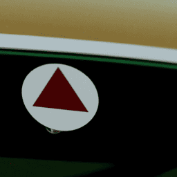 What does a triangle with an exclamation mark mean on a MINI Cooper?