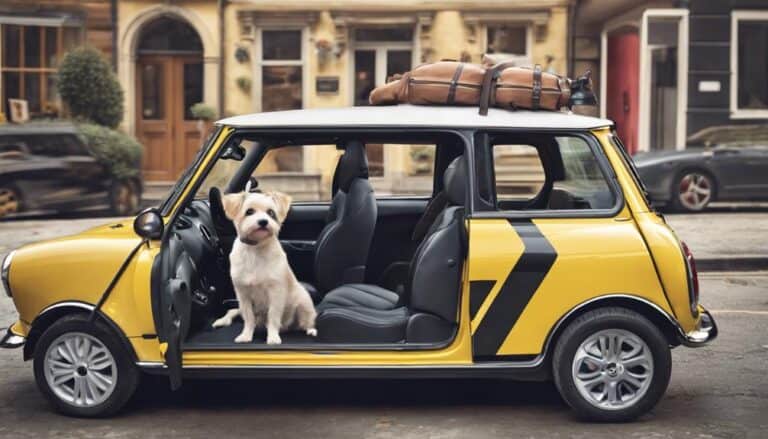 mini cooper dog transportation
